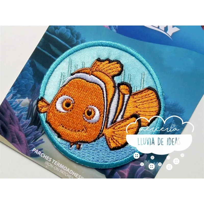 Parches bordados termoadhesivos - Colección Buscando a Dory