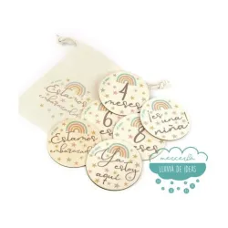 Cumplemeses Embarazo Arcoíris - Mi Pipo