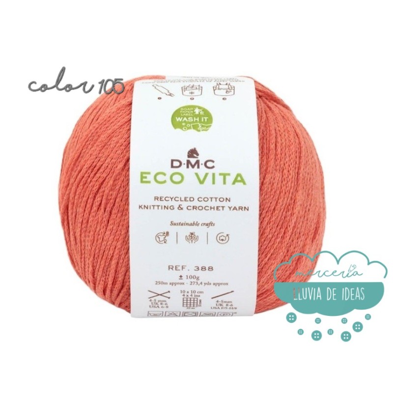 Algodón reciclado Eco Vita - DMC Algodón reciclado Eco Vita - DMC