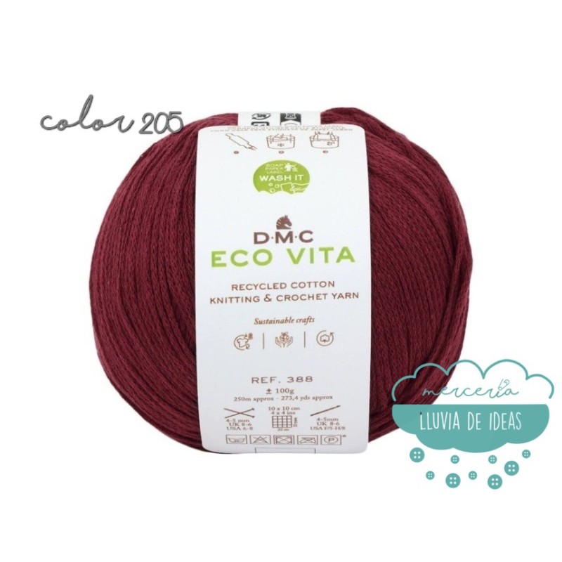 Algodón reciclado Eco Vita - DMC Algodón reciclado Eco Vita - DMC