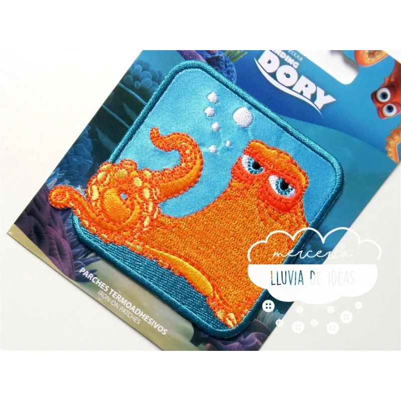 Parches bordados termoadhesivos - Colección Buscando a Dory