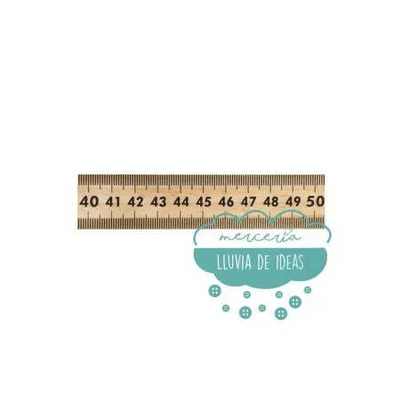 Metro de madera o regla de madera