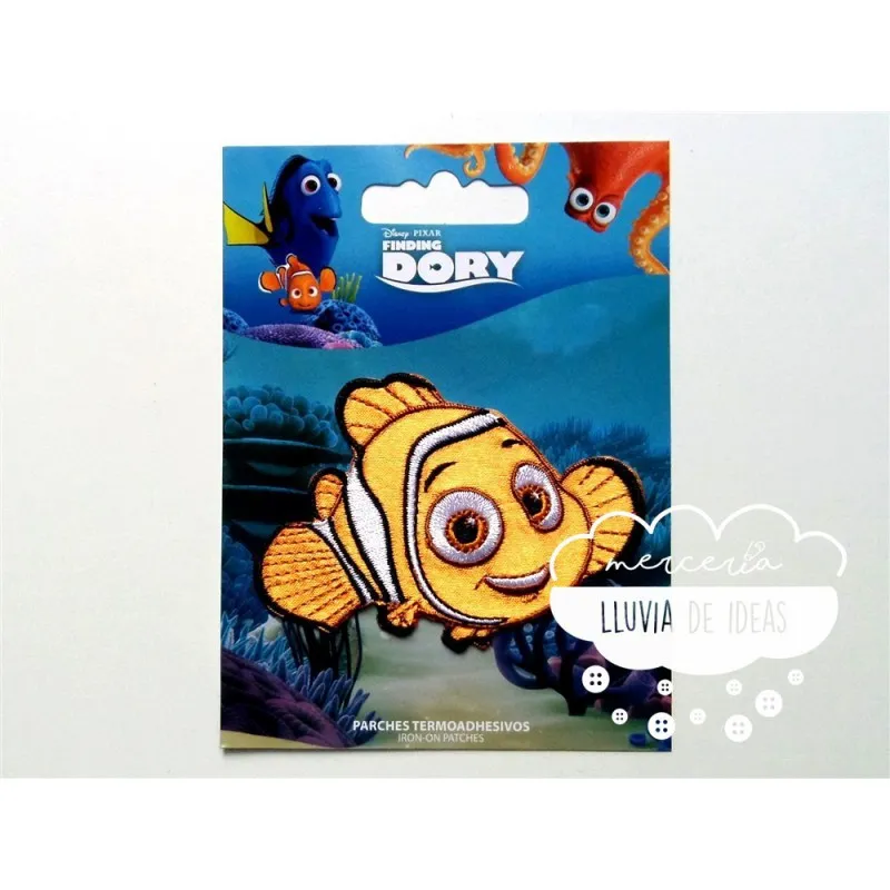 Parches bordados termoadhesivos - Colección Buscando a Dory
