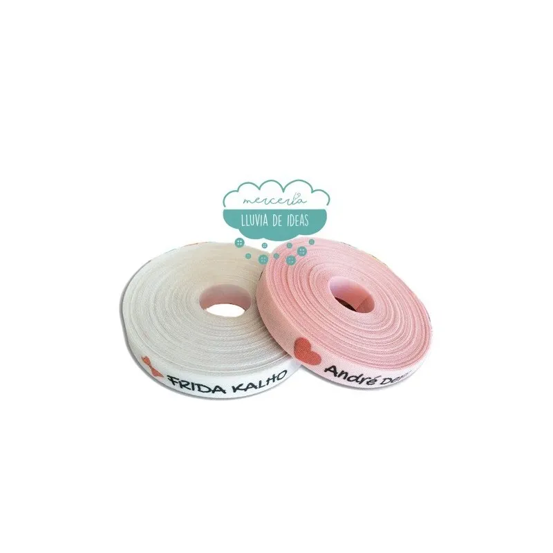 Etiquetas termoadhesivas de colores para ropa