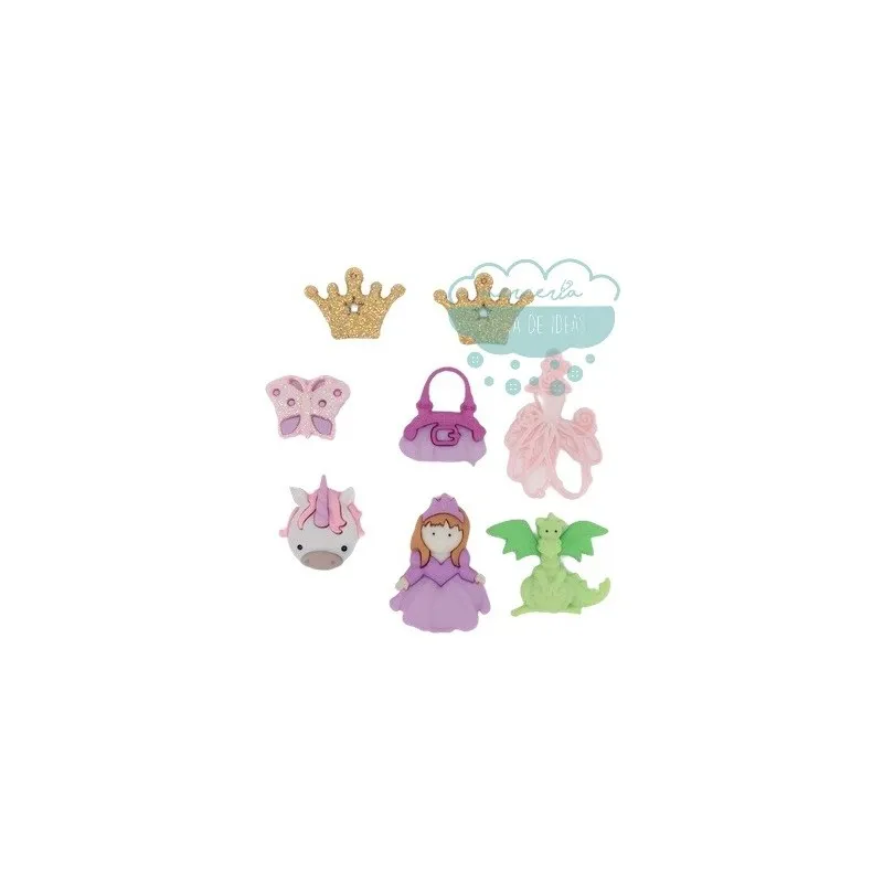 Botones Decorativos - Érase Una Vez... - Dress It Up