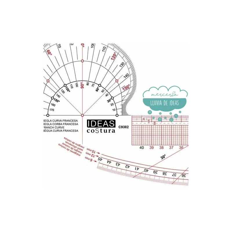 Regla curva francesa - Ideas