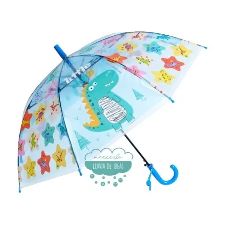 Paraguas automático infantil con silbato - Dinosaurios