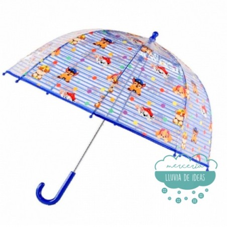 Paraguas infantil - Patrulla Canina rayas