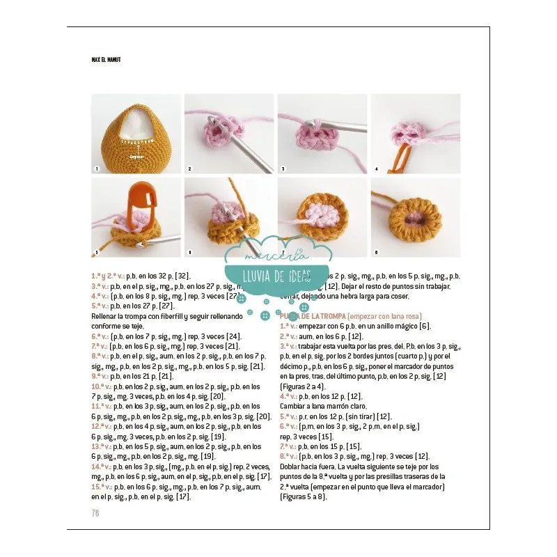 Libro Amigurumi de la Prehistoria