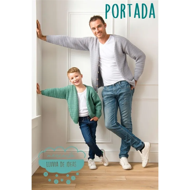 Revista de punto Papi y yo Natura - DMC