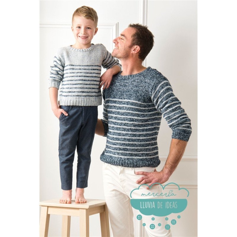 Revista de punto Papi y yo Natura - DMC