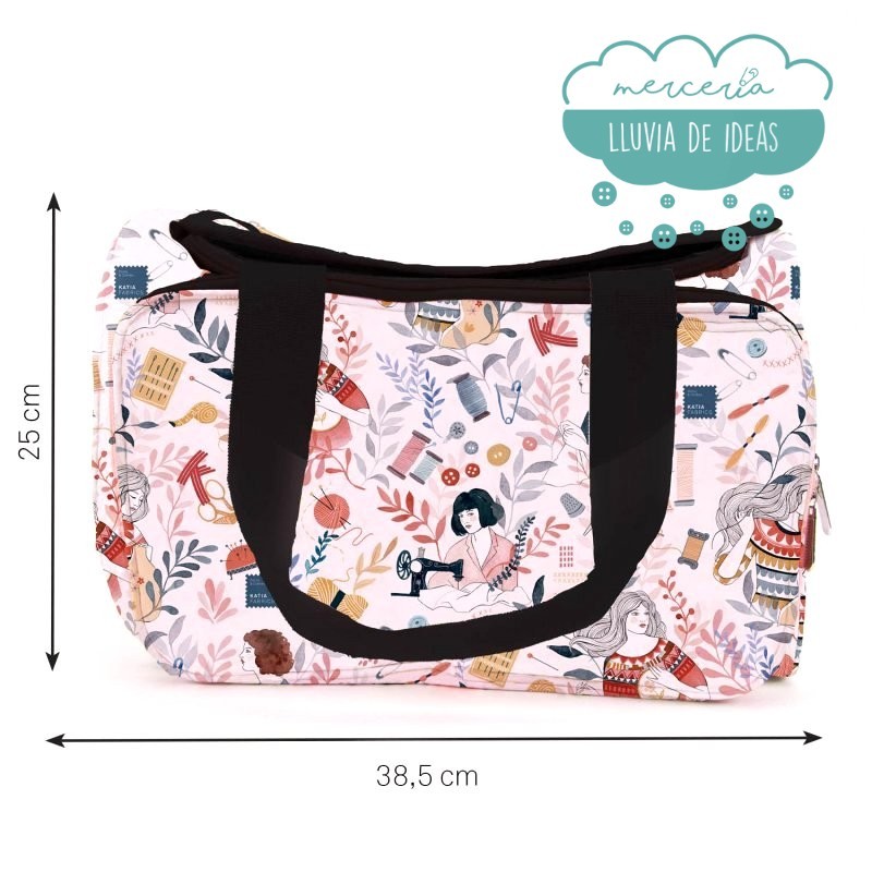 Bolsa de labores Katia - Lady Desidia Blanco - AGOTADO TEMPORALMENTE