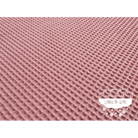 Waffle Rosa Empolvado