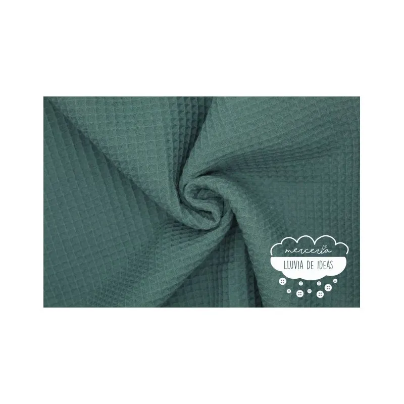 Waffle Verde petróleo oscuro