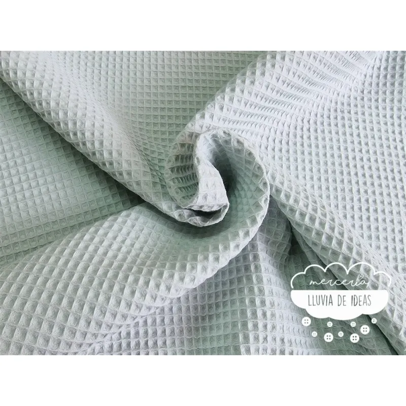 Waffle menta muy claro