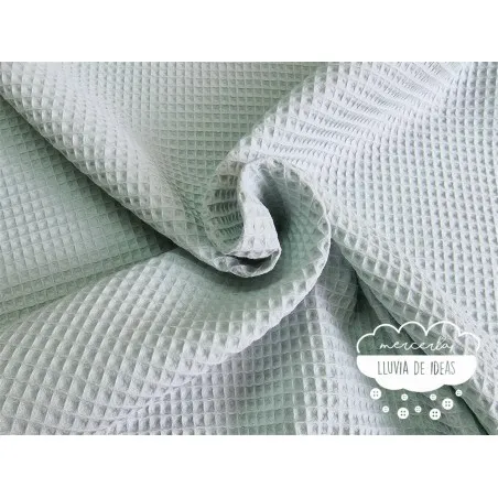 Waffle menta muy claro