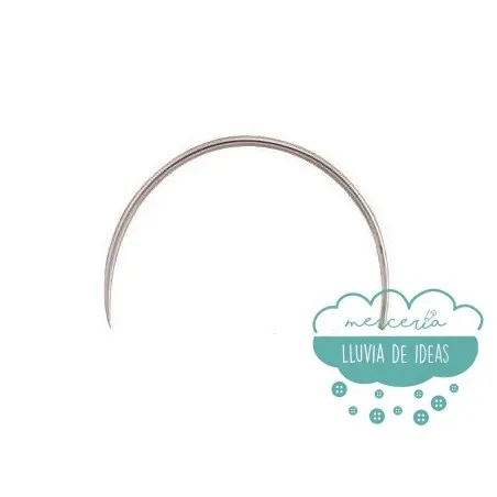 Agujas curvadas para tapizar 🌧️ Mercería Lluvia de Ideas