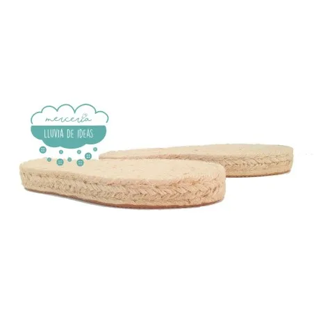 Suela de alpargatas dobles
