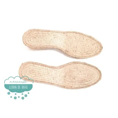 Suela de alpargatas con cuña