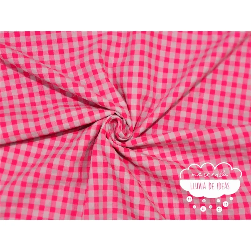 Seersucker vichy flúor