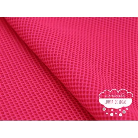 Tejido Mesh 3D Fucsia Flúor