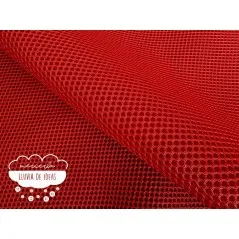 Tejido Mesh 3D Rojo