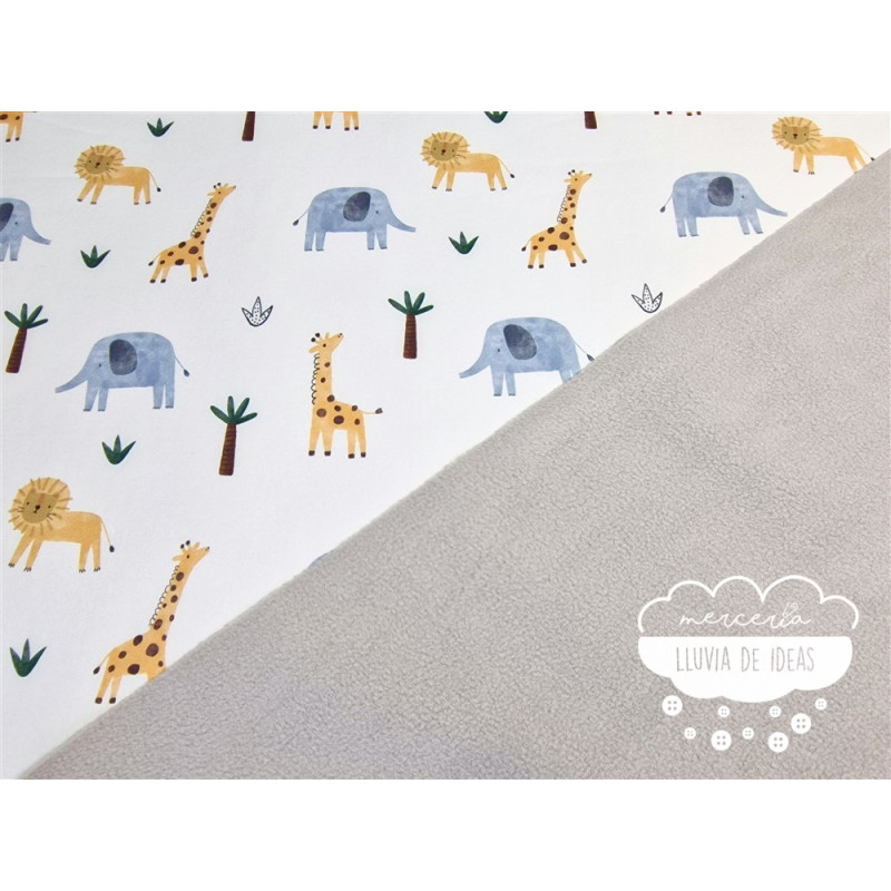 Softshell estampado Animales selva Softshell estampado Animales selva