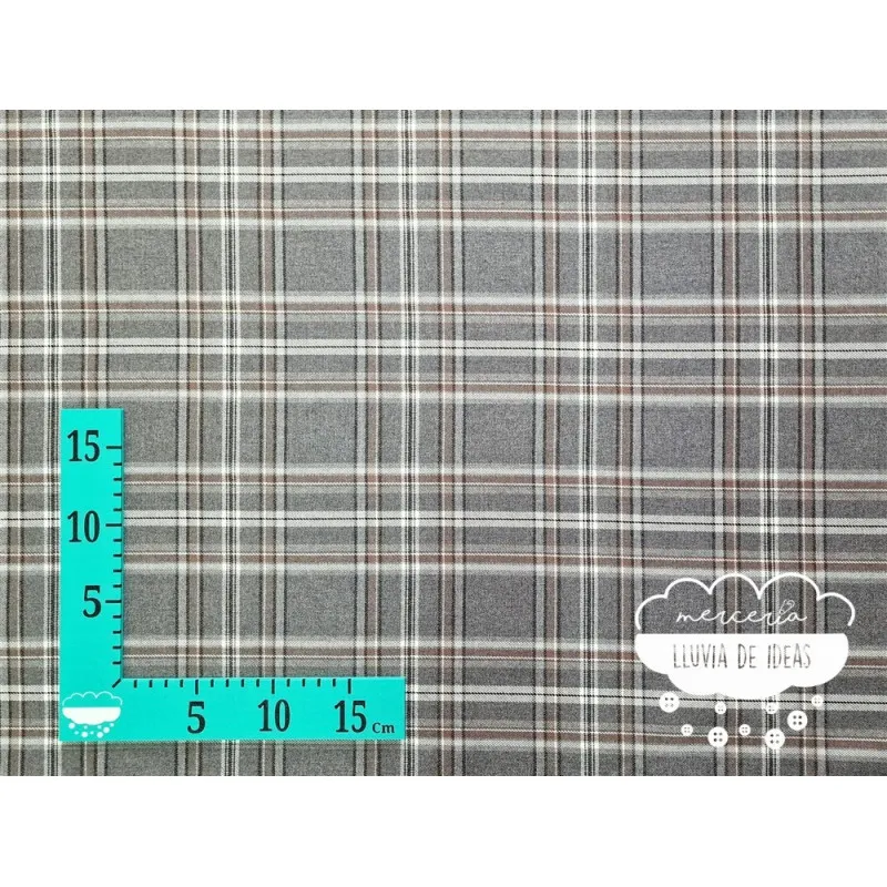 Viyela cuadros escoceses Baco