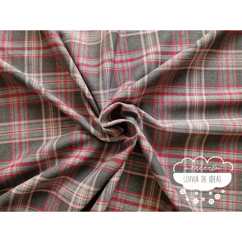 Viyela cuadros escoceses Juno