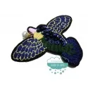 Aplicación decorativa bordada con perla, rocalla y lentejuelas - Bird Mercería Lluvia de Ideas