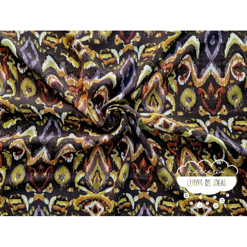 Gasa crêpe viscosa estampado Bombay