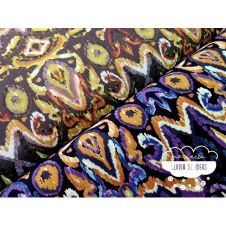 Gasa crêpe viscosa estampado Bombay