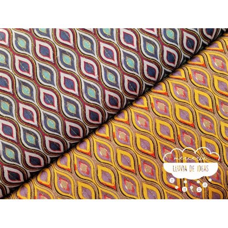 Gasa crêpe viscosa estampado Delhi