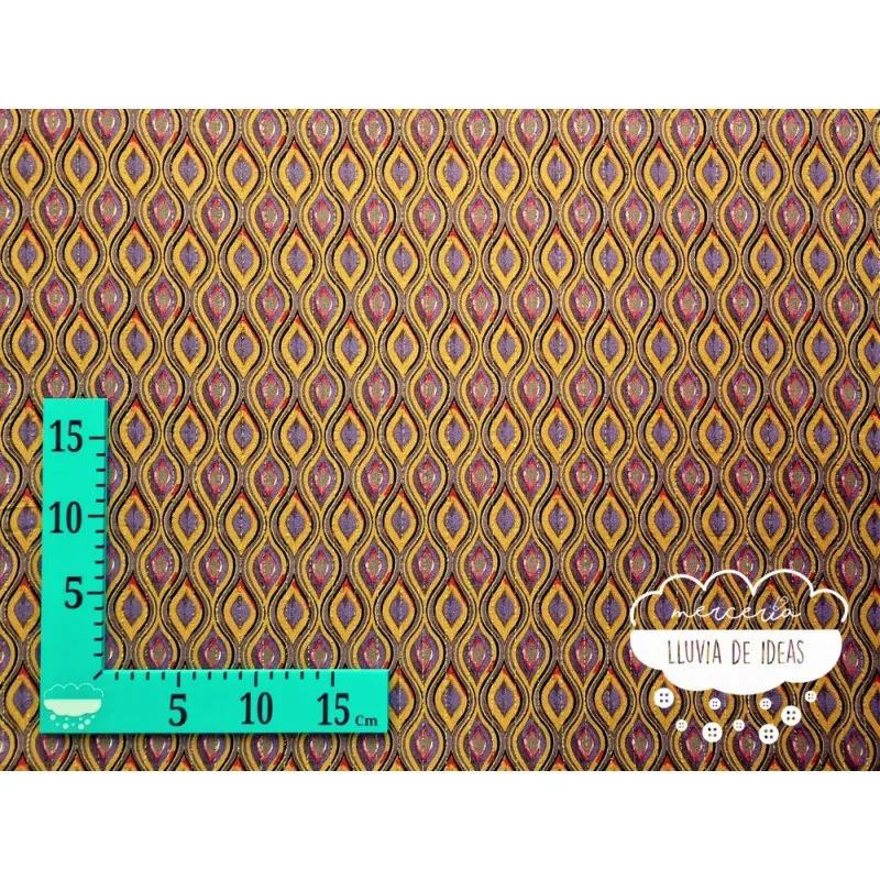 Gasa crêpe viscosa estampado Delhi