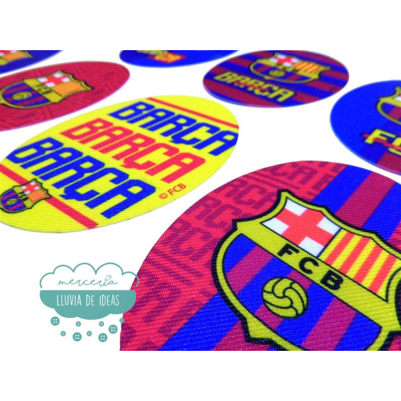 Coderas / Rodilleras termoadhesivas estampadas - Serie Barça