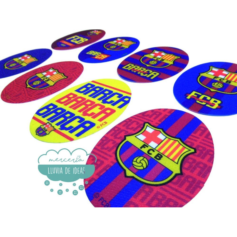 Coderas / Rodilleras termoadhesivas estampadas - Serie Barça