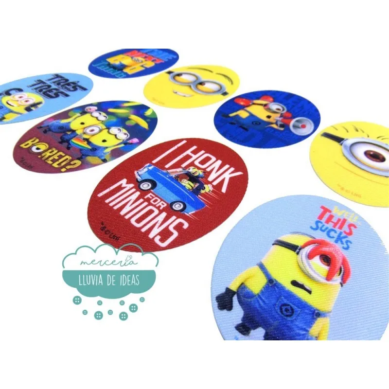 Coderas / Rodilleras termoadhesivas estampadas - Serie Minions