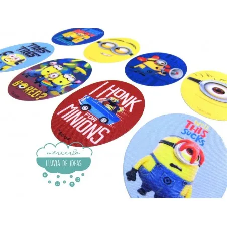 Coderas / Rodilleras termoadhesivas estampadas - Serie Minions