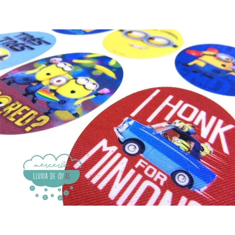 Coderas / Rodilleras termoadhesivas estampadas - Serie Minions