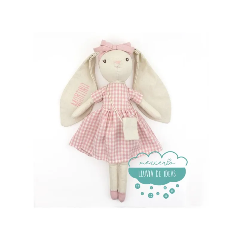Conejito de trapo personalizado