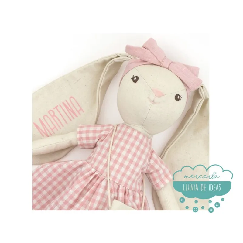 Conejito de trapo personalizado