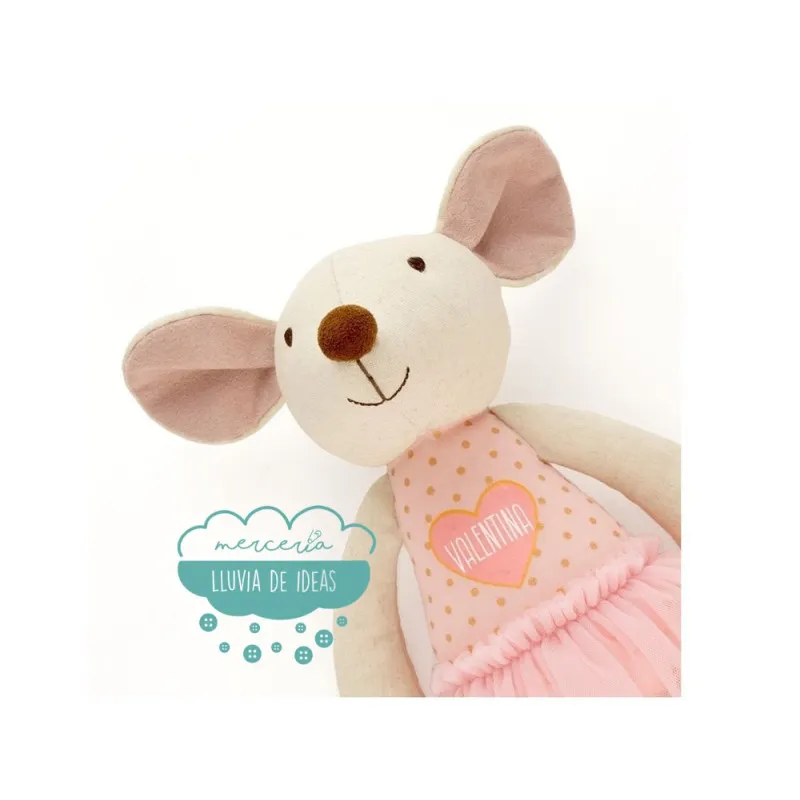 Ratoncito de trapo personalizado