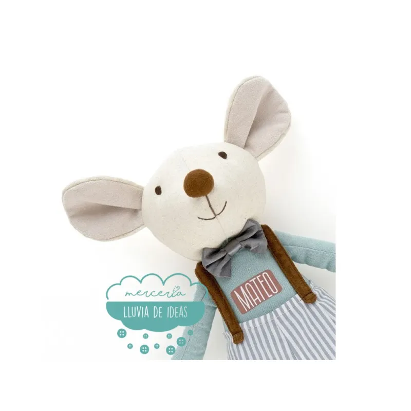 Ratoncito de trapo personalizado