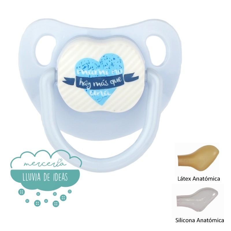 Chupete Baby - Mami no hay más que una Azul Pastel Chupete Baby - Mami no hay más que una Azul Pastel