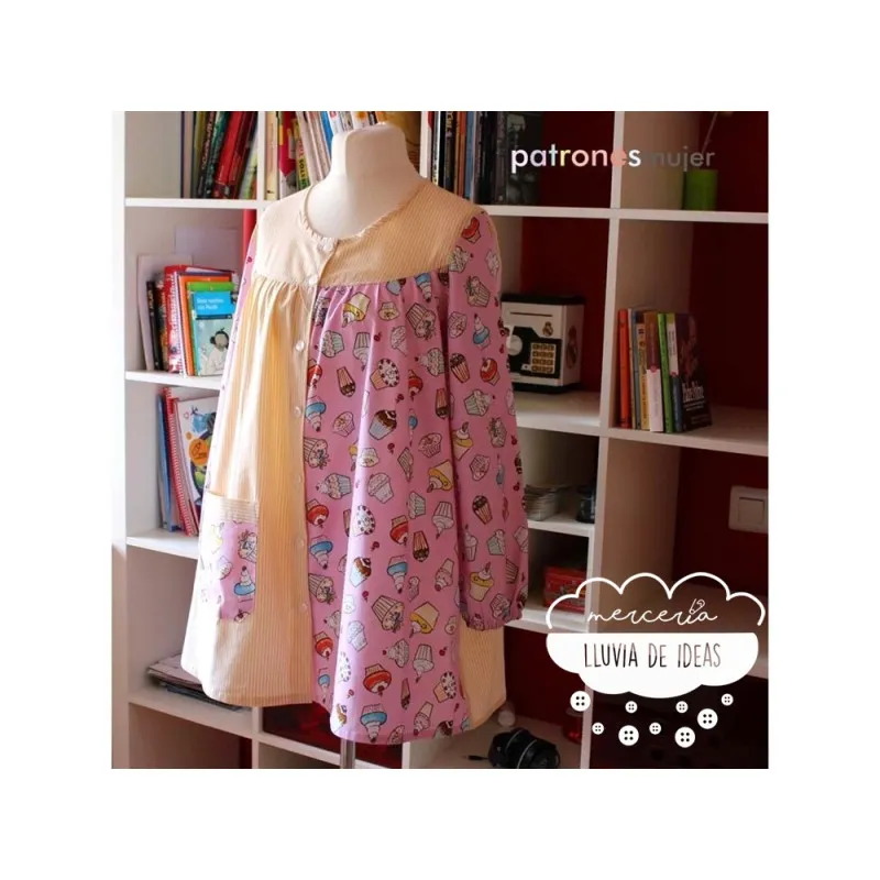 Patrón Bata de maestra