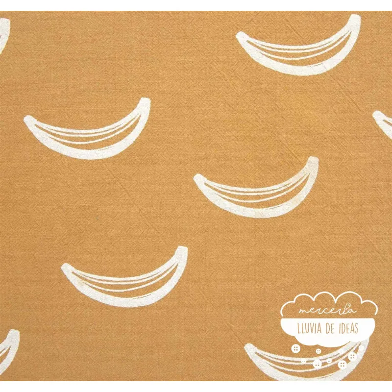 Algodón rústico Bananas