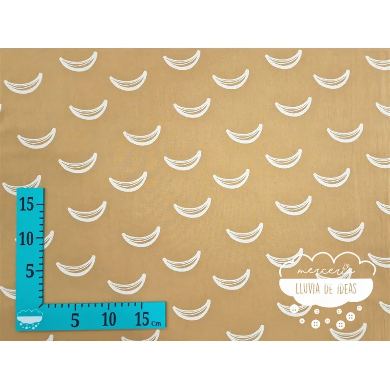 Algodón rústico Bananas