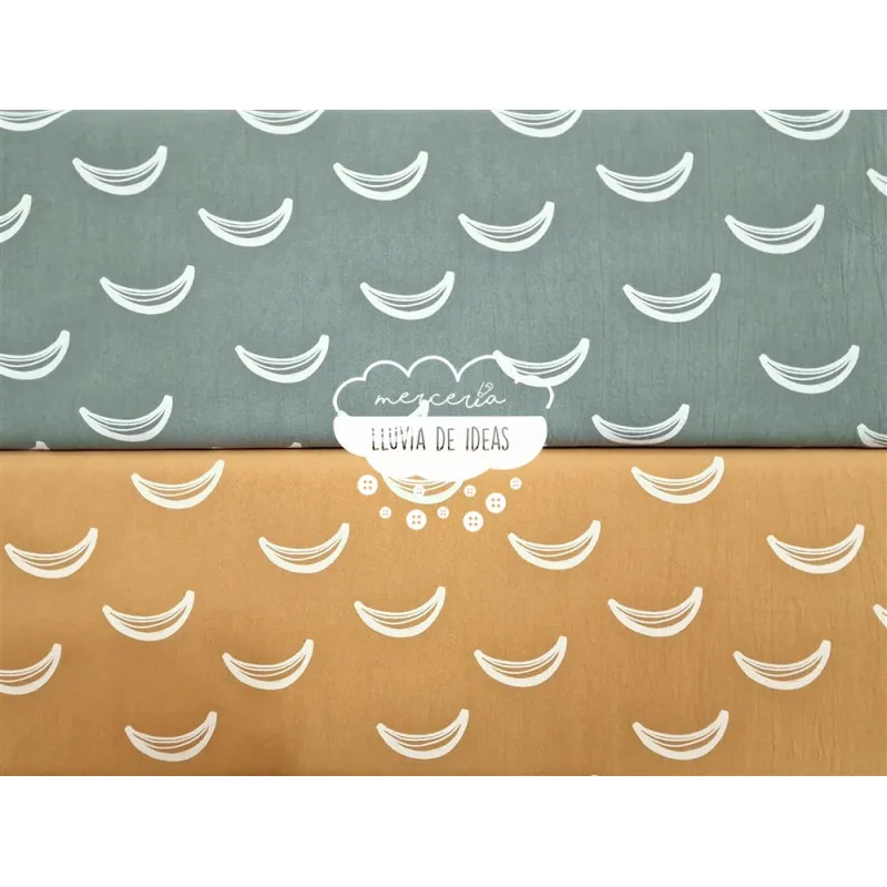 Algodón rústico Bananas