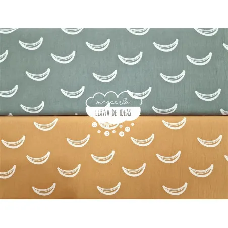 Algodón rústico Bananas