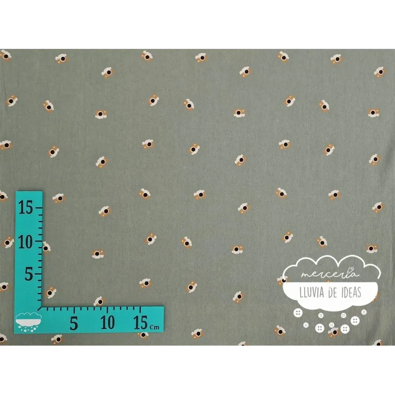 Algodón rústico Cámara retro